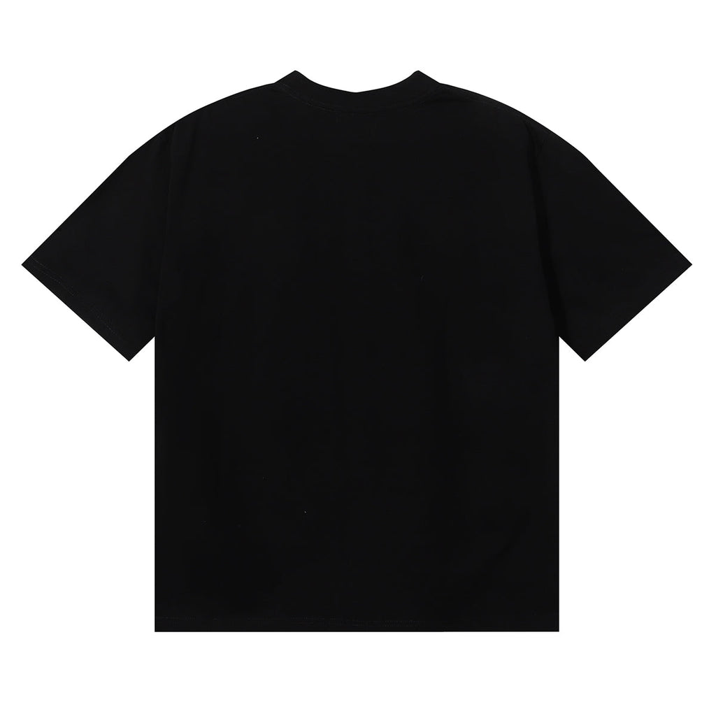 Godspeed T-shirts Skull Rose Printed Cotton Casual Short Sleeve Men and Women